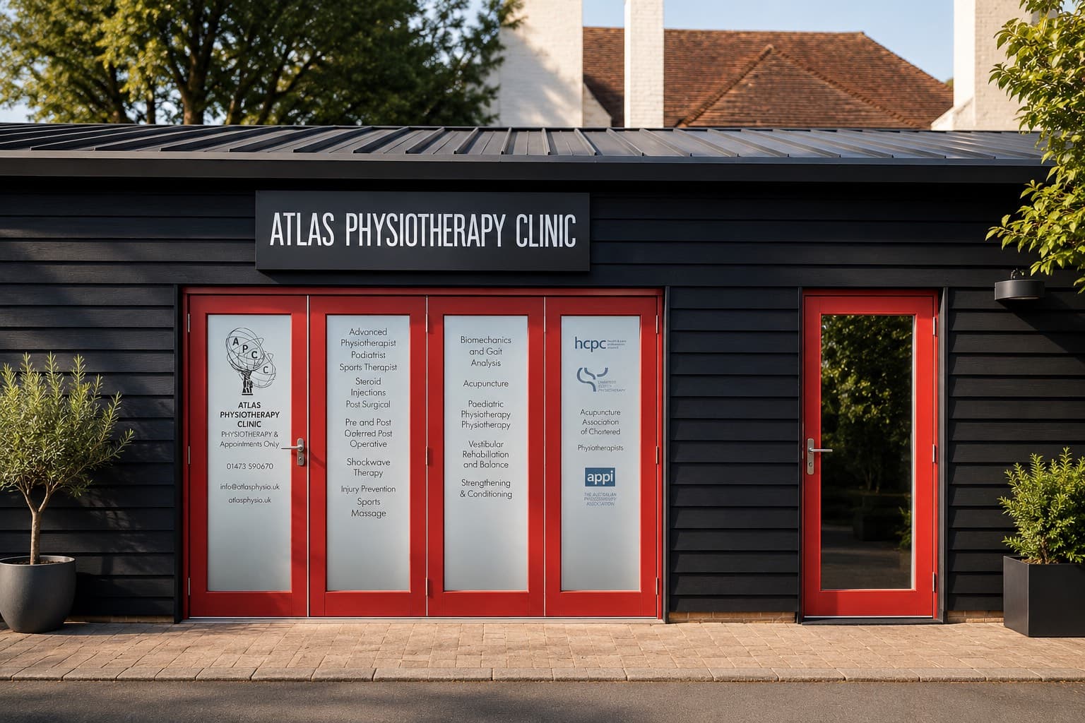 Atlas Physiotherapy Clinic studio in Faversham, Kent